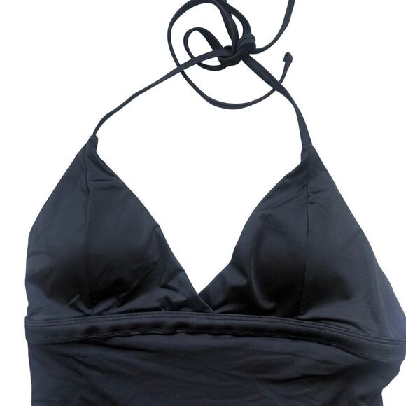 ANDIE Swim NWT Black Lagos One Piece Swimsuit Halter Sz L Beach Vacation Summer - Picture 4 of 8